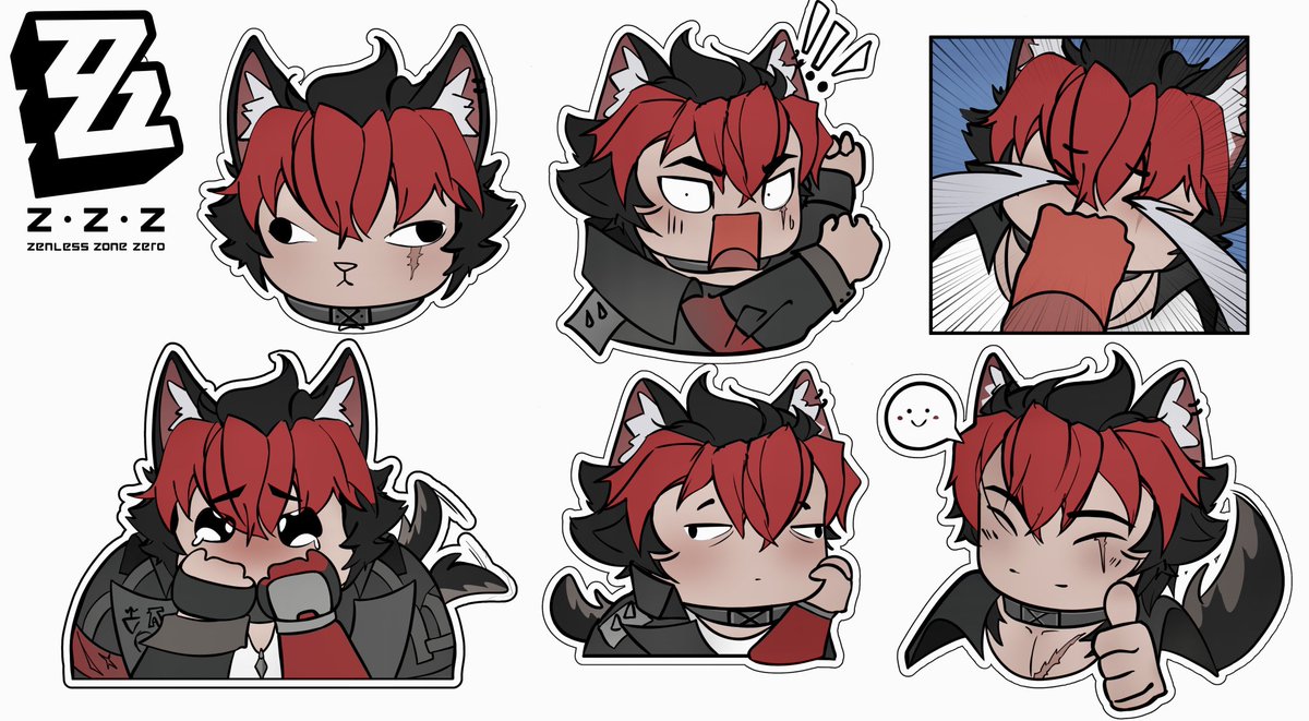 Wonjunjun0's tweet photo. Quick remind, i have 6 free Manato stickers, u can dowload it and use for free 🫢 #zzz #ZenlessZoneZero #KomanoManato https://t.co/JR60WI6FWi