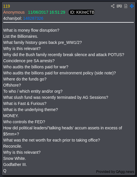 XRPBrainst0rm's tweet photo. Fox comms
GUTFELD! 7/20
The King is back!

The King <> Jesus <> Resurrection
The King of Late Night Comedy
The king <> Elvis
The King <> Gold

The king is back! 
The Return of the King is the third and final book in J.R.R. Tolkien’s The Lord of the Rings (LOTR) trilogy
<>
Frodo and Sam continue their dangerous journey to 'Mount Doom' to destroy the One Ring, while being hunted by Gollum.
Aragorn, the heir to the throne of Gondor, steps into his destiny as the rightful king. He leads the remaining forces of the Free Peoples in the final battle against Sauron’s army at Minas Tirith.

The book culminates in...
The destruction of the One Ring
The defeat of Sauron
Aragorn’s coronation as King
The restoration of peace and the kingdoms of Middle-earth

The King is back! is 119 in simple Gematria 
Q Drop 119 <> Bush <> Nazi <> Rothschilds
Q Drop 119 <> MONEY <> Note 💸🎶<> AG = Silver (47, 107) <> Mirror

'The King is back' Meme is the catch phrase of Conor McGregor <> Ireland 🇮🇪 <> the Beacons of Gondor <> Lord of the Rings <> The Return of the King
👇
https://t.co/ARBZ9RQAEr

Conor McGregor <> Fight Fight Fight <> Boxing <> Tyson, Big Mike (Obama)
Iron Mike <> Ion Mike

King <> Dr. Martin Luther 'King' Jr was Assass1nated by the ClA
King related Q Drops <> there are 11 
Q Drop 3229 WikiLeaks post dated 3/21 <> which was 121 days ago as of 7/20
121 <> 'Back' to the Future <> 'Y' <> Tarmac <> Loretta LYNCH <> Assass1nation <> Supreme Court Justice <> Harvest <>

Q Drop 3229 <> 3+2 = 5 <> 2+9 = 11 <> 511🪞115
Q Drop 3229 Timestamp as of 7/20 was 115 days ago
Q Drop 3229 Image <> USD (RLUSD) <> jet <> Leaving <> Cos I'm Leaving on a jet plane, Don't know when I'll be BACK again🎶 <> Armageddon 
Plane N996GA (NiiGGA) <> Obama <> "FlightAware" <> No escape
N9 = post code for North London
Trent Park (in North London) was home to a secret  intelligence site staring in WW2 
Trent Park and Bletchley Park are considered twin pillars of British WW2 intelligence

John Denver & Cass Elliot <> Leaving On A Jet Plane
👇
https://t.co/7i0Hmh30nJ
<> Vote <> Rigged election

Dreaming <> Dream 🪞 Armed
👇
https://t.co/5SqVDvya0Y
Cass Elliot <> The Mamas & the Papas <> Puff the magic dragon (BDT) <> California Dreaming (DC) <> 
Mamas and papas were previously known as <> The Magic Circle <> Ring Comms
Puff the magic Dragon <> Puff Daddy <> P Diddy <> Party comms <> 
👇P Diddy a psycho rapist <> Raped Justin Bieber <> Freak Off parties were gang rape events <> Humiliation Rituals <> Many big names involved including Michelle Obama, Prince Harry (Dirty HarrY), Leonardo DiCaprio (DC) <> Sex Tapes (69) <> TiTanic <> FED <> Gold 
👇
https://t.co/Y9oOXPQ9ow

TITanic was finished being built on 4/2 1912 <> Untethered
👇Think BIG <> Titanic
https://t.co/YKgQU2mne2

@susieq1007 
@pinkslice117