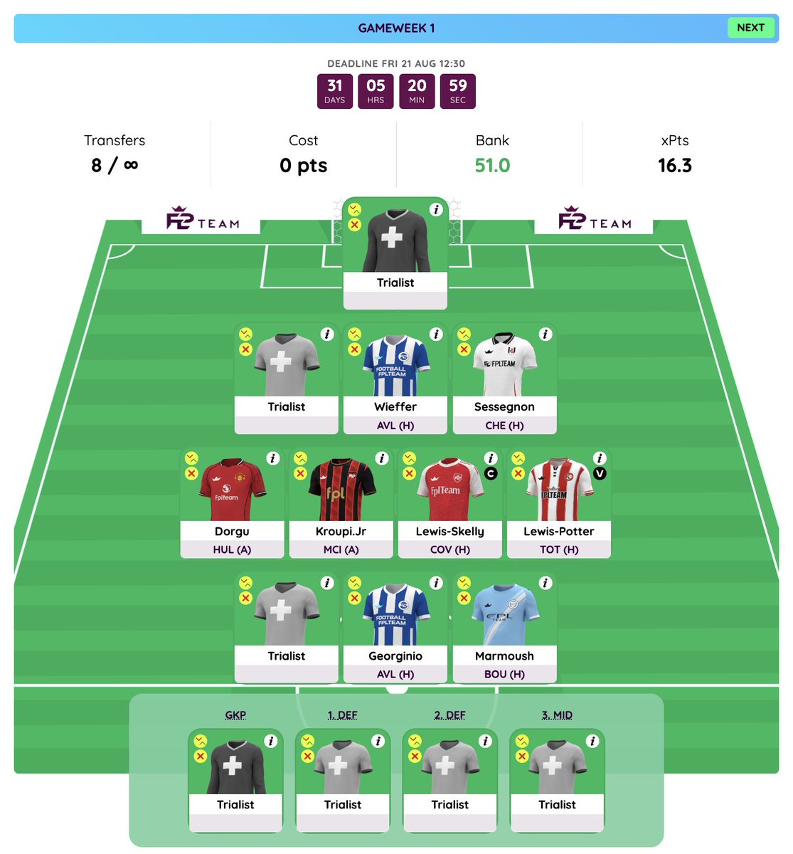 fplteam_'s tweet photo. All positional changes have been made at https://t.co/cBEGIG2MpS after the official announcement from FPL

I have a feeling like most that Kroupi is about to get extremely popular

Get planning now at https://t.co/FFaeAK8v1w

#FPL | #FPLCommunity https://t.co/BegdMUE9So