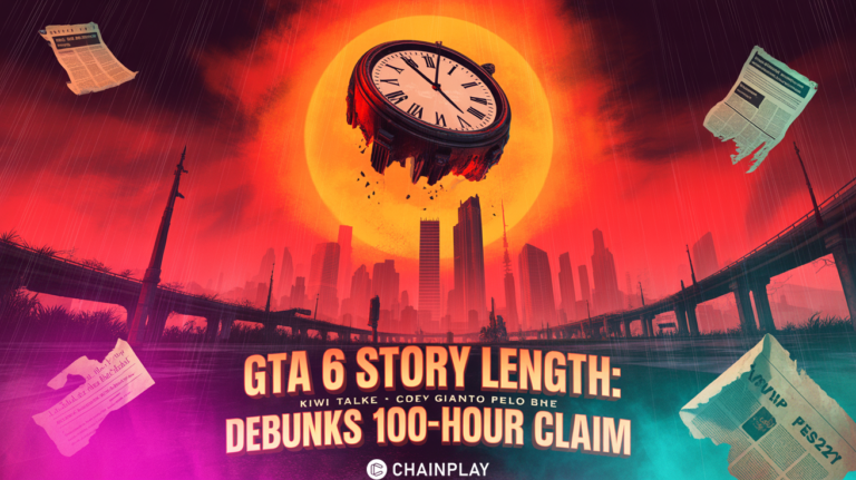 Chainplaygg's tweet photo. 🎮 GTA 6's story isn't 100 hours after all... 👀💥

Read more in the comments ⬇️

A popular rumor has finally been cleared up—and fans might be surprised 😳

#GTA6 #RockstarGames #Gaming #News https://t.co/gvveLTIl5V