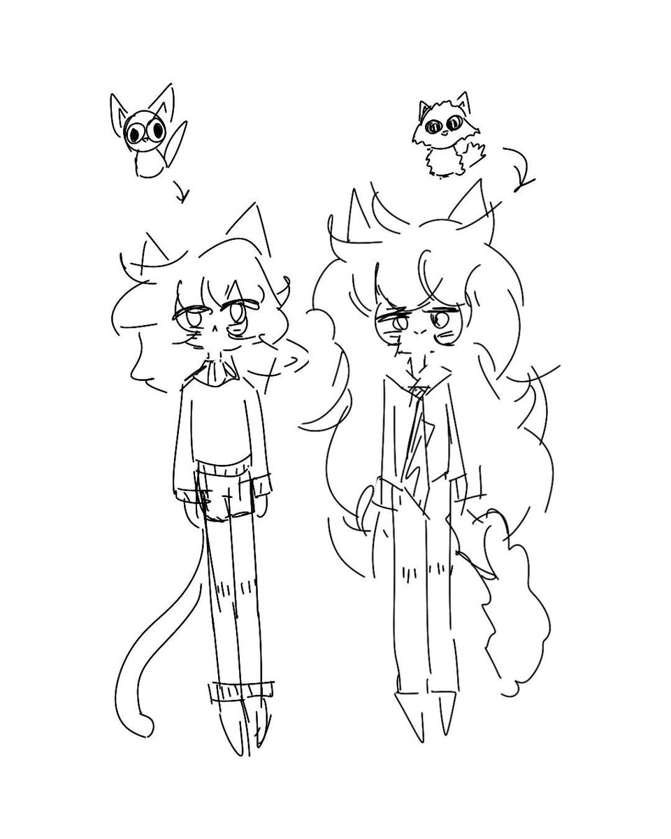 Hefomitsu's tweet photo. Humanizing My Cats
#art https://t.co/QQTKJiGJIq