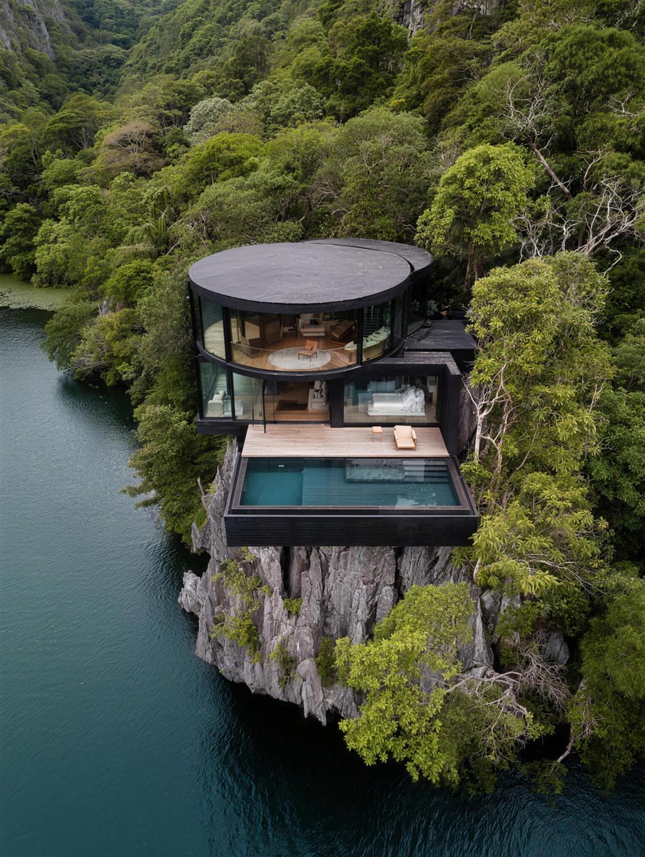 hutdesigns's tweet photo. Cliff sanctuary in Costa Rica https://t.co/W6hjp8zz1b