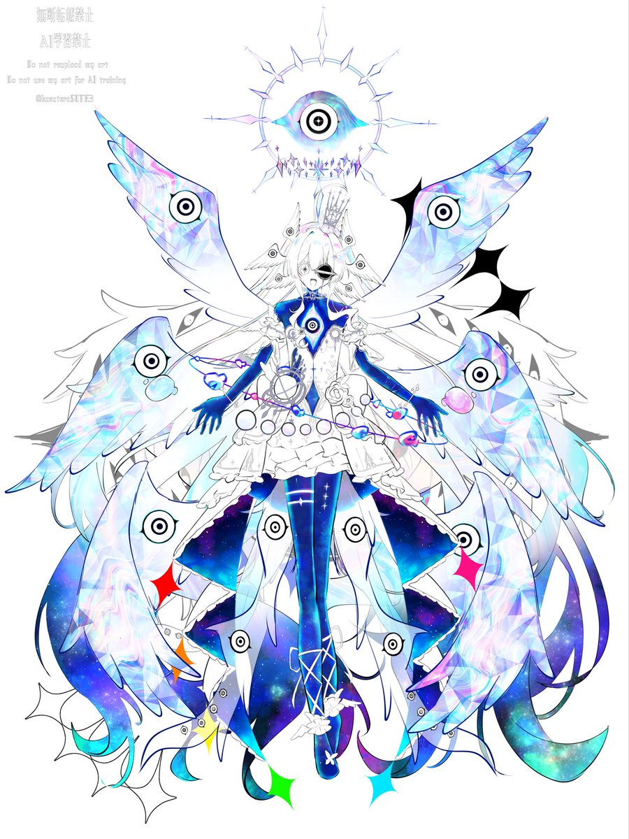 kasuteraSUTE3's tweet photo. 色々修正して新しく描いた魔王アザトース様🧿🪽 https://t.co/IXFgPtawAM