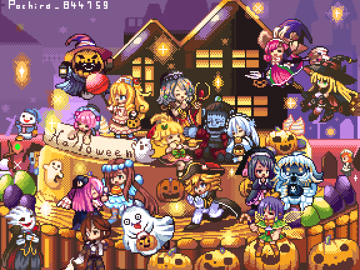 Pochi_70m's tweet photo. ゴーストリック新規おめでとう～。
これはいつかのハロウィンにかいたゴーストリックとマドルチェの絵です https://t.co/mde4FJqoVO