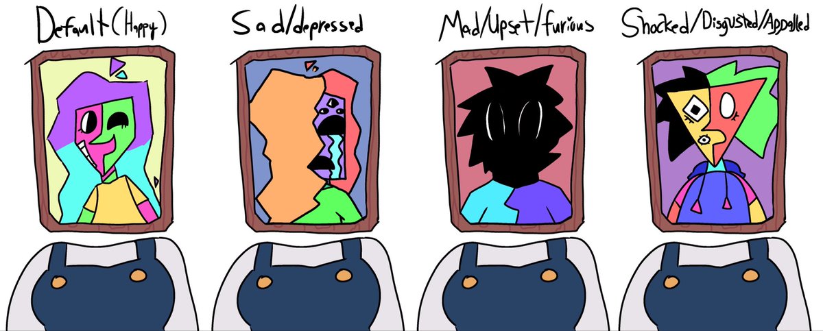 IminaExplosion's tweet photo. I’ve settled on the idea of them having set designs for different expressions. 

Also she has a name now, Pika. 
Like Picasso. 

#Oc #OriginalCharacter #ObjectheadOC #Art https://t.co/f2kdX9jnYg