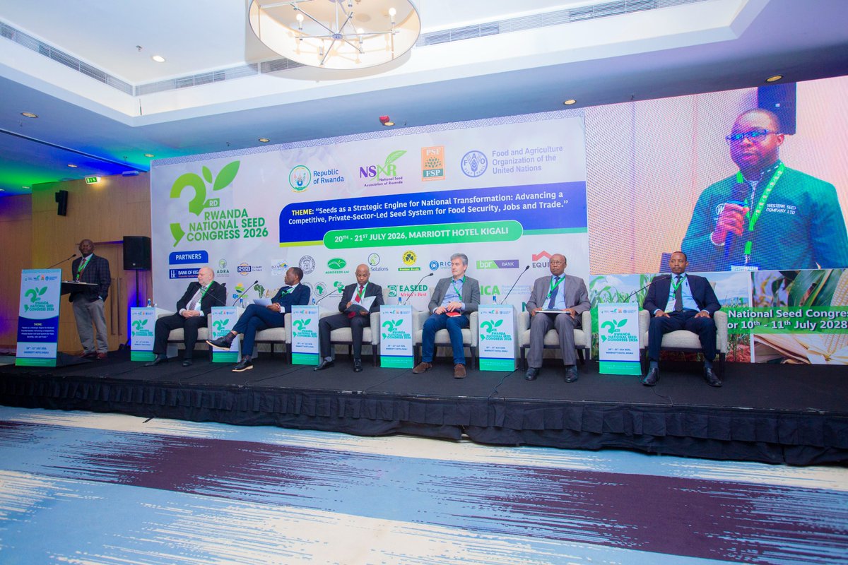rdi_org's tweet photo. Building a trade-ready seed system takes global standards! 
At #RNSC2026, ISTA, OECD &amp; UPOV experts highlighted how harmonizing seed laws unlocks trade. ISTA certificates act as a "trade visa", guaranteeing smallholders get high-performing seeds on time.

#RwandaAgri https://t.co/Q4hallPm7M