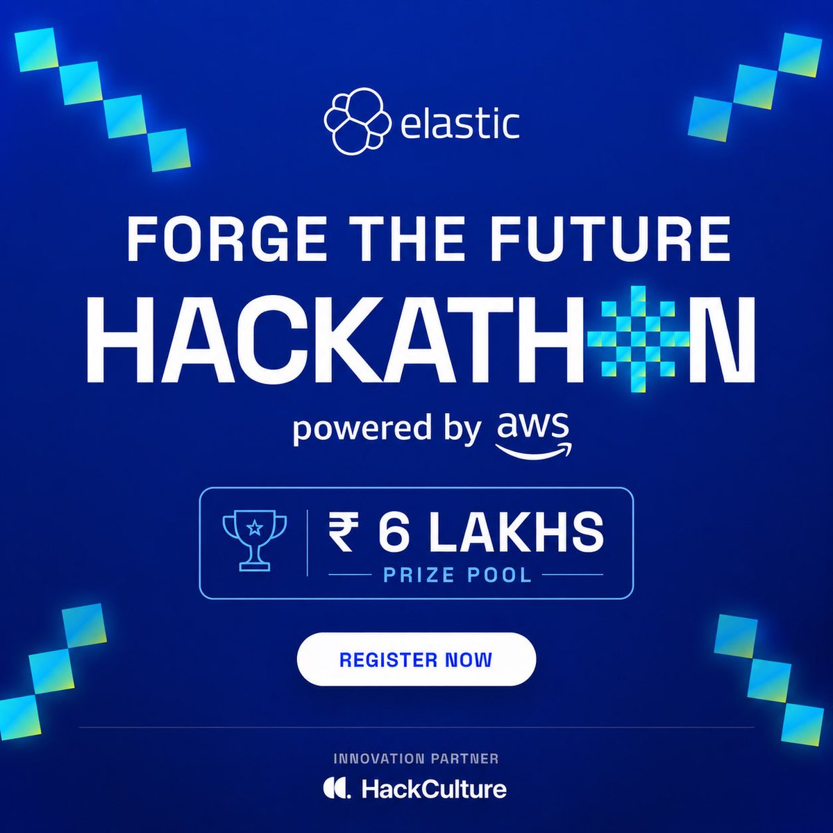 Hack_Culture's tweet photo. We are partnering with @elastic and @awscloud to empower the next generation of AI innovators through the #ForgeTheFuture Hackathon.
Apply Now: https://t.co/oD8rMaHu6P
Application closing on 16 Aug 2026.
#Buildnow #elastic #aws #hacakthon https://t.co/P3An72SCGX