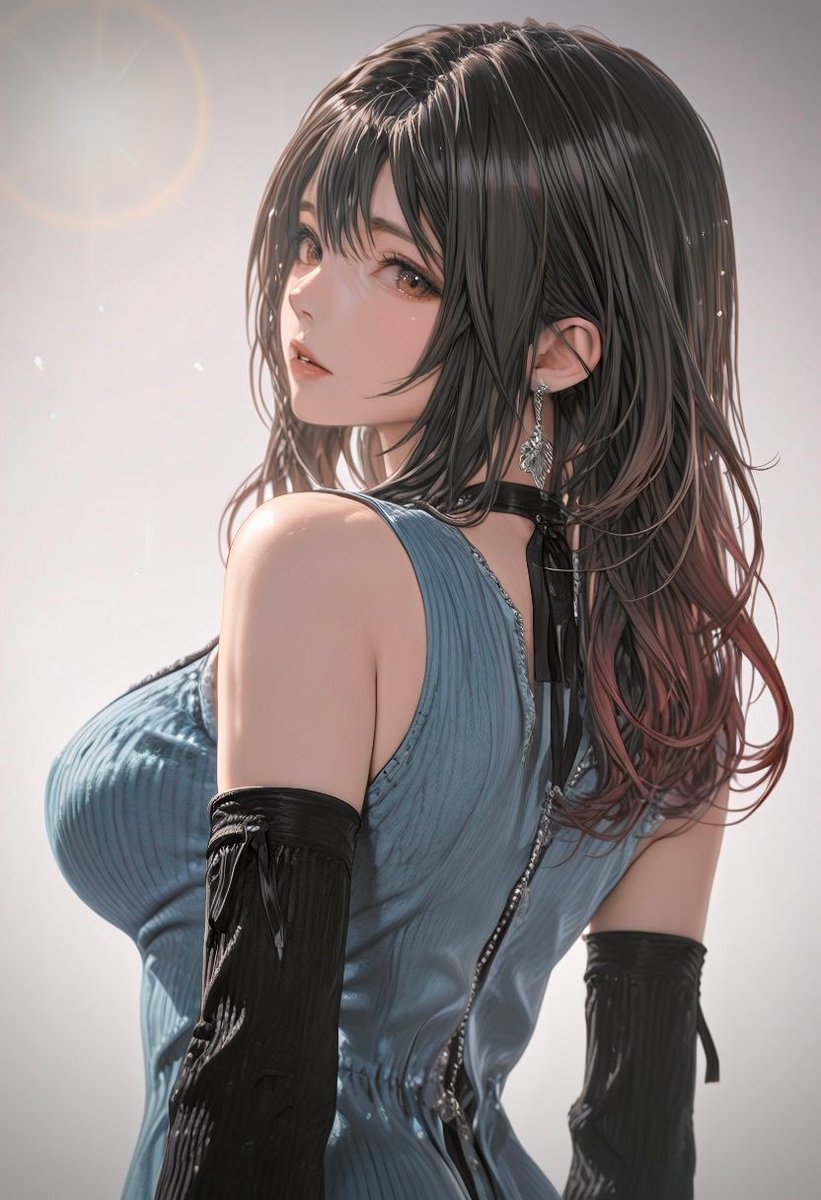 i__m__black's tweet photo. リノア・ハーティリー - (Rinoa Heartilly) - FF8
SFW anime-style illustration. No nudity. 

#AIイラスト #FF8 #リノア・ハーティリー https://t.co/lTXkFOotN9