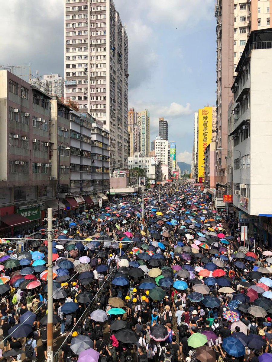 hkdc_us's tweet photo. Free HKers retell &amp; assert this history as the CCP-controlled HK gov't is attempting to rewrite every narrative of HK history &amp; impose amnesia on HKers, at the same time as it silences opposing views &amp; imprisons all critics.
Photos from 7/27/19 protest against the attacks. https://t.co/FDhREL3A29