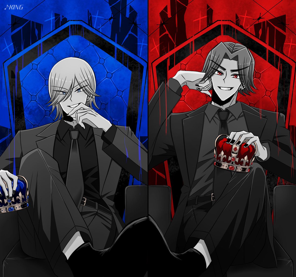 cb46aokb's tweet photo. 曲パロ詰め🎶（3枚）
えぶホスパロは1年前に描いた絵を加筆修正しました🥂 https://t.co/1L8iY06KCX