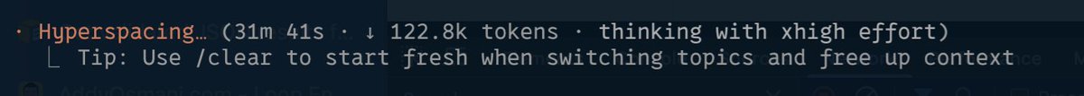chainnotsaw_man's tweet photo. Is this the total tokens used, just the output tokens, or the tokens wasted just on reasoning? https://t.co/DI0EFtakTQ