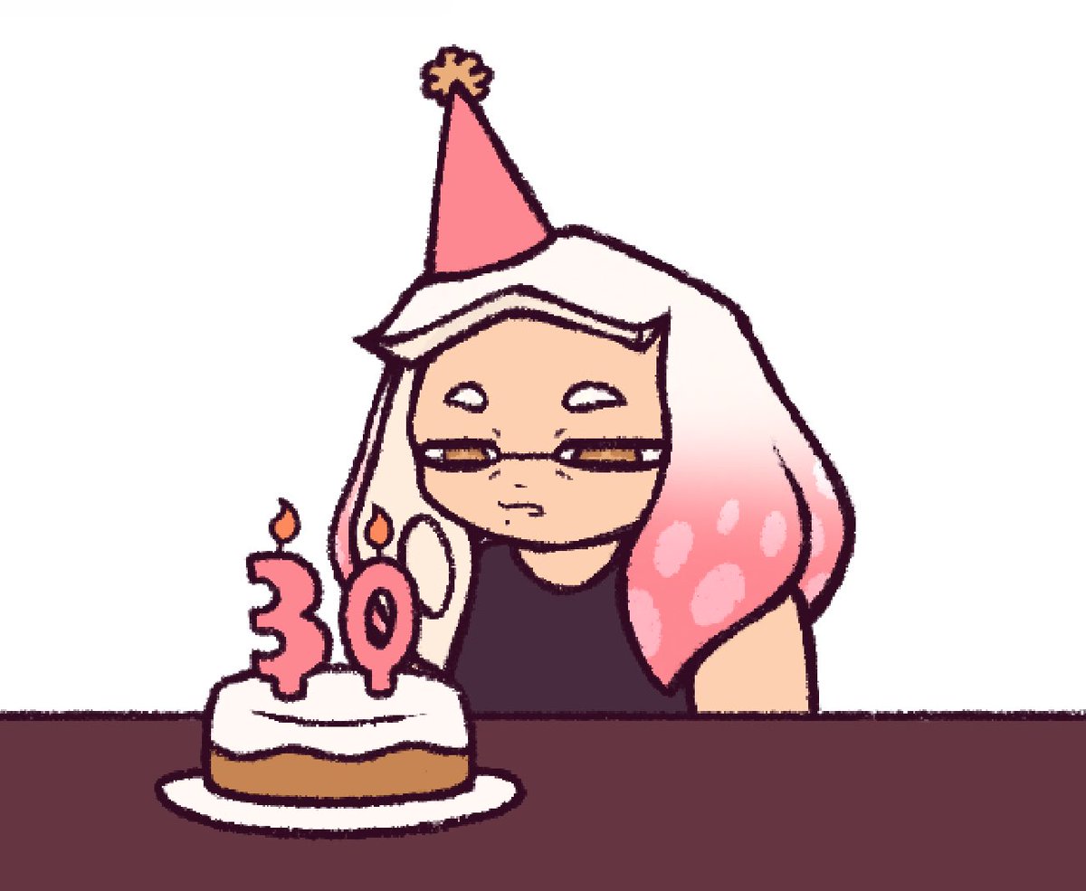 seafoodchip's tweet photo. happy 9th birthday splatoon 2 https://t.co/0VAxYkdXDK