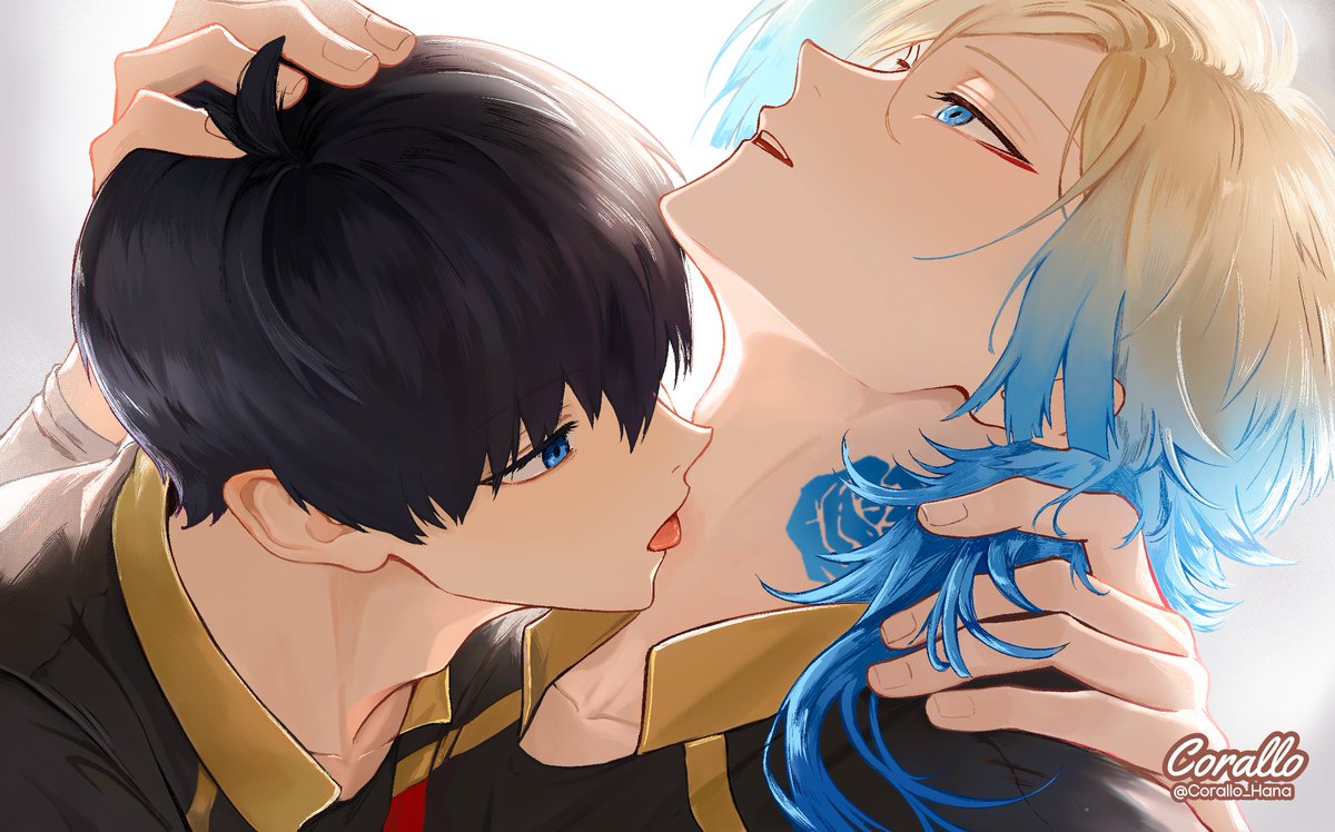 Corallo_Hana's tweet photo. ❤️ Kiis | Kaisagi in Bastard München uniforms 🖤 https://t.co/lZjAWSe3J8