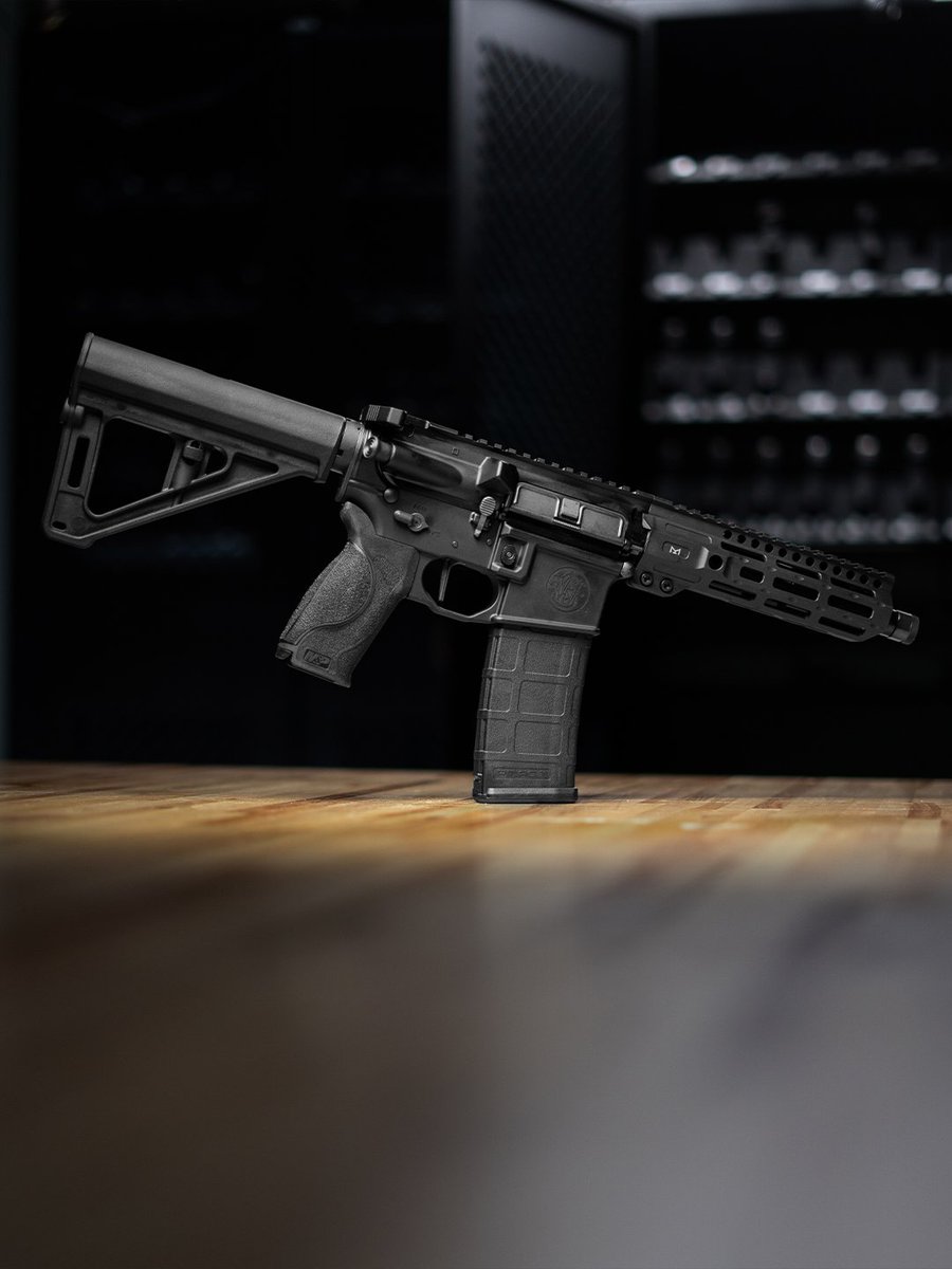 Smith_WessonInc's tweet photo. Introducing the NEW 8" M&amp;P15 AXE Pistol chambered in 300BLK https://t.co/l5ThVJlRYe
