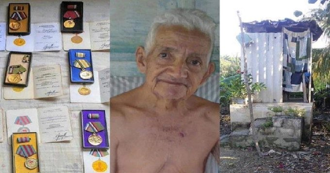 BellaLula20's tweet photo. 🇨🇺 WELCOME TO HELL!!
NOS ESTÁN MATANDO. Sin comida, sin agua, sin luz, ABAJO LA DICTADURA. #CubaTerroristState
#CubaNext  Trump JUST DO IT!!

Otro que luchó por la revolución de mentiras, termina meando en letrina. https://t.co/C6N4vSvMjM