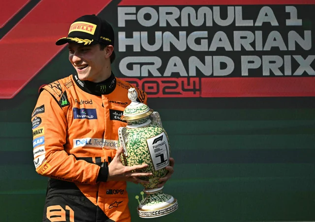 f1rtp's tweet photo. Há precisos dois anos, @OscarPiastri obtinha na Hungria o seu primeiro triunfo na @F1 https://t.co/0bJazcI8L1