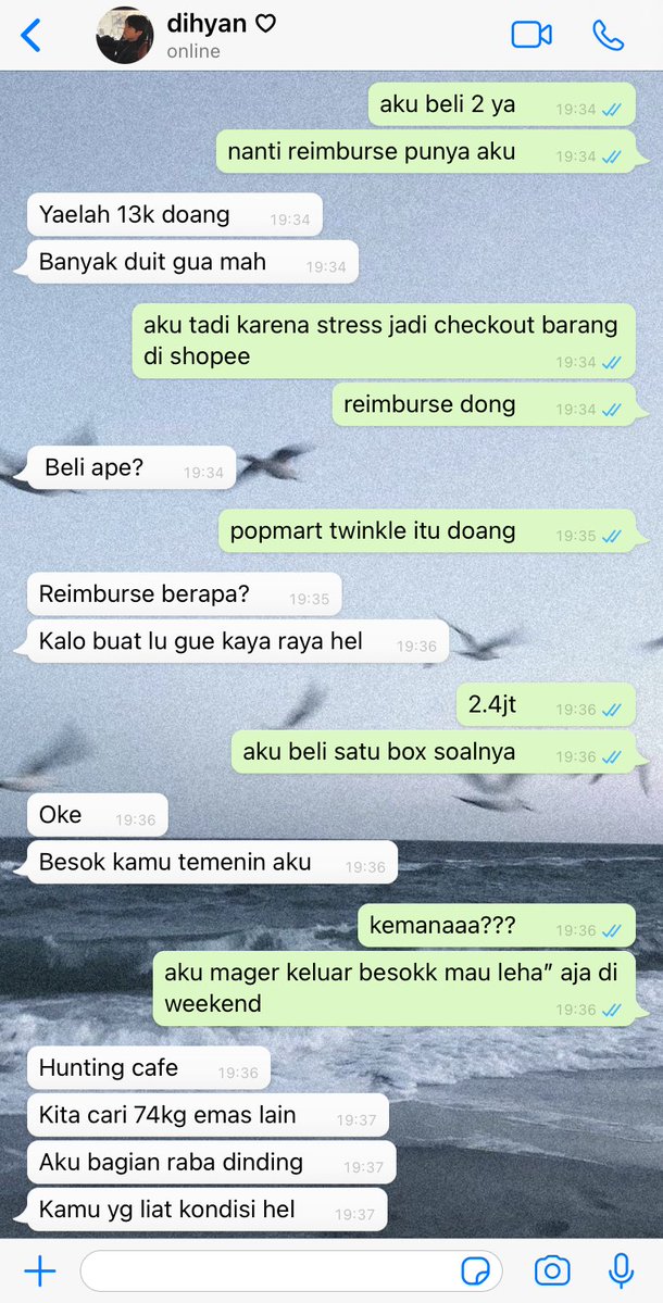 twnklebell's tweet photo. obrolan pasangan hts kita yg udh jd budak korporat https://t.co/kbLNqiqYJc