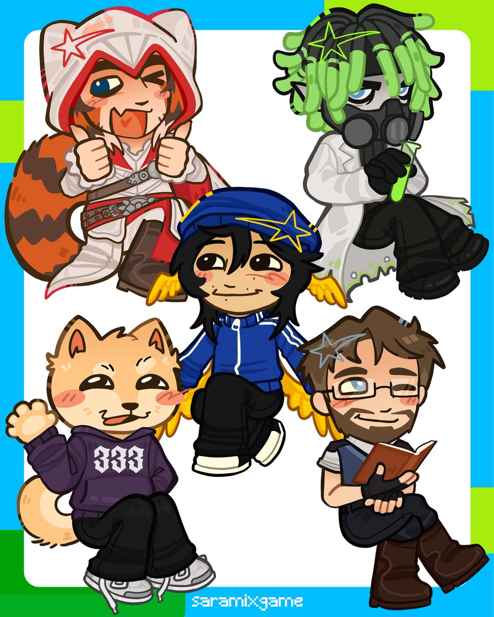 saramixgame's tweet photo. Qsmp2 Polish Cave chibis!
#qsmp #qsmp2 #ewron #youngmulti #nexe #graf #quackity https://t.co/MexgwKxXMN