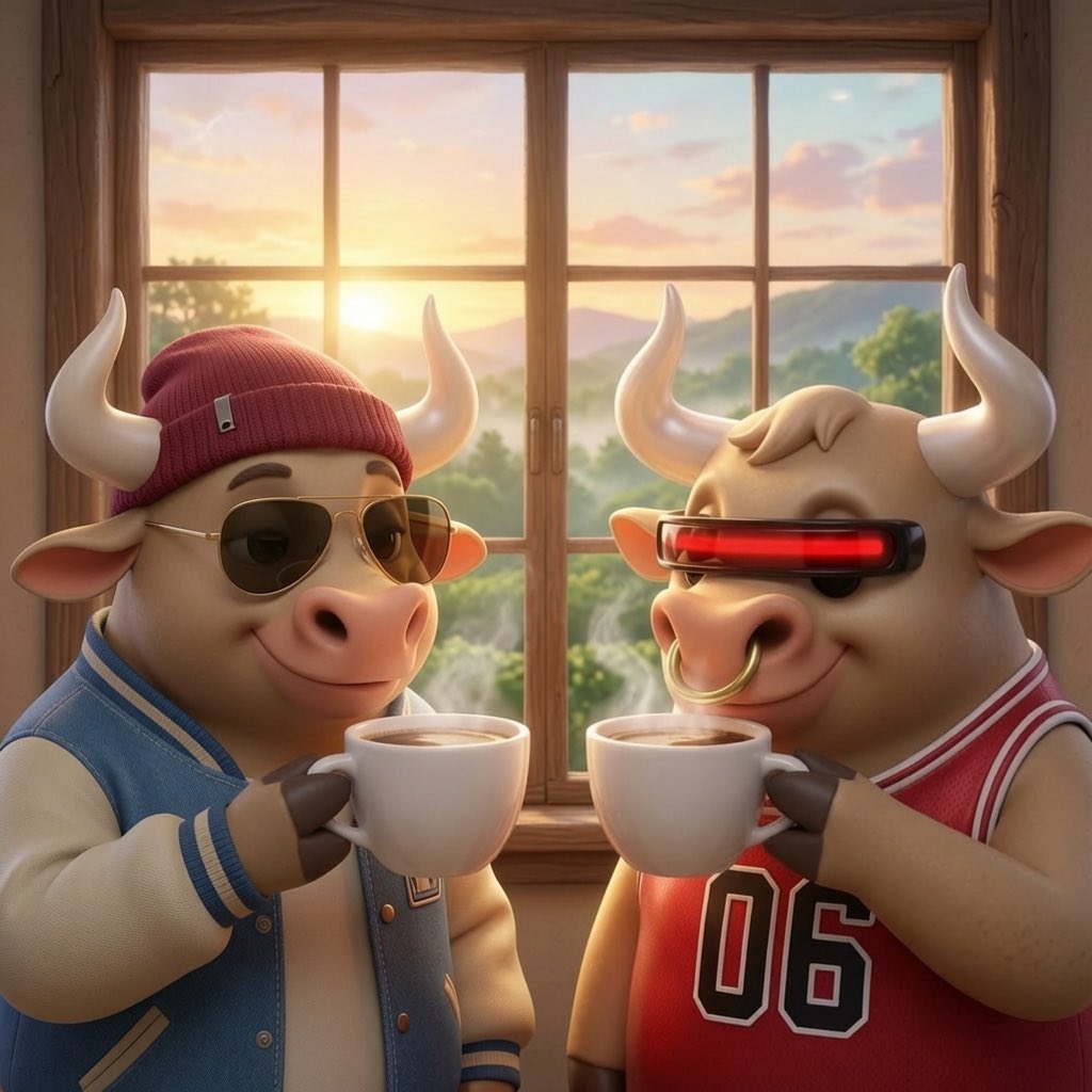 _T_Woo_'s tweet photo. good morning my fellow bulls ☕️ ☀️ 

I absolutely love the !vibes of the solana:9cRCn9rGT8V2imeM2BaKs13yhMEais3ruM3rPvTGpump &amp; Bullpen communities 

Bulls together strong 🐂 💪 

#ANSEM #TheBullpen https://t.co/kzDcTe26qU