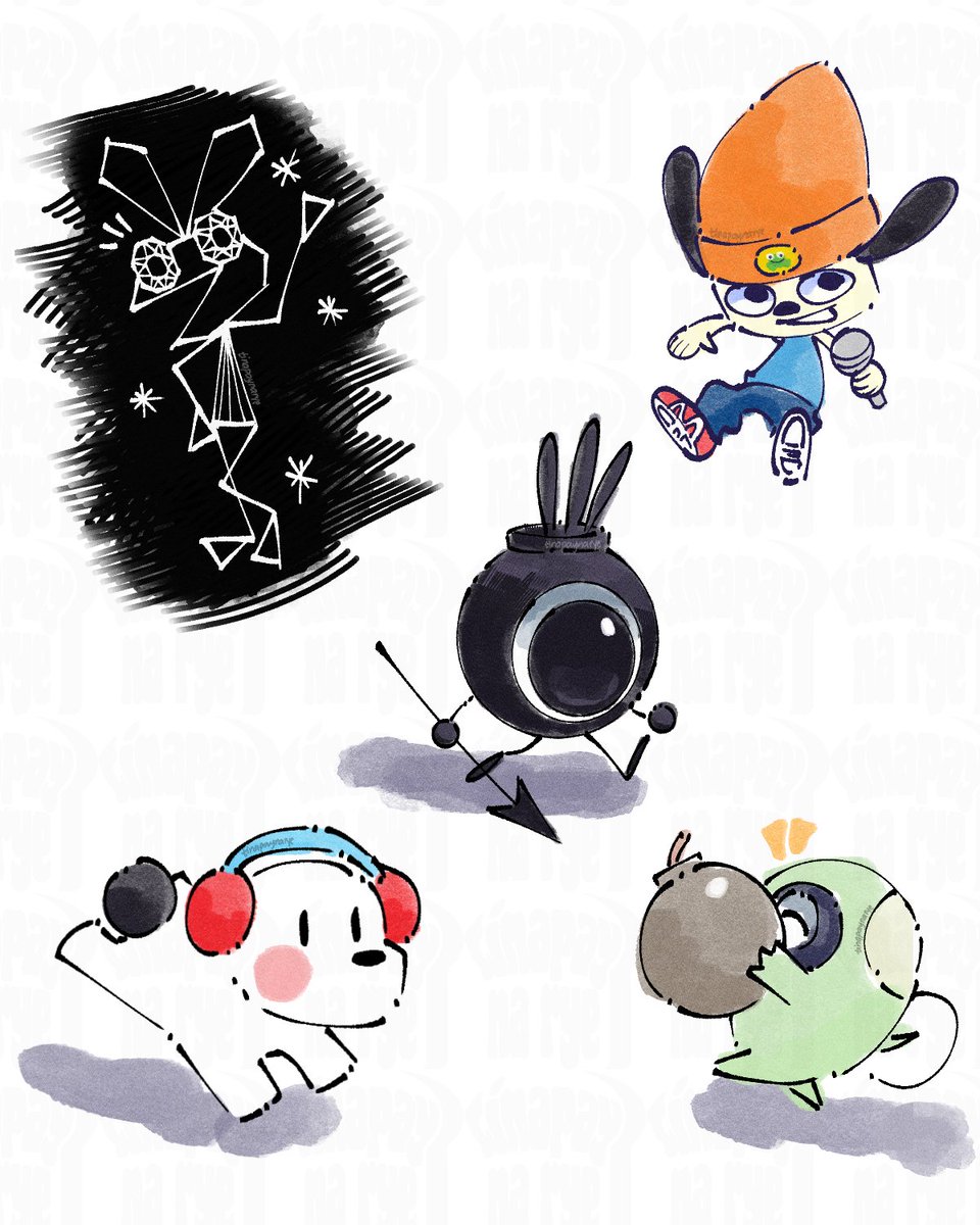 tinapaynarye's tweet photo. Rhythm games fanarts 🎶 https://t.co/GcEvtKheis