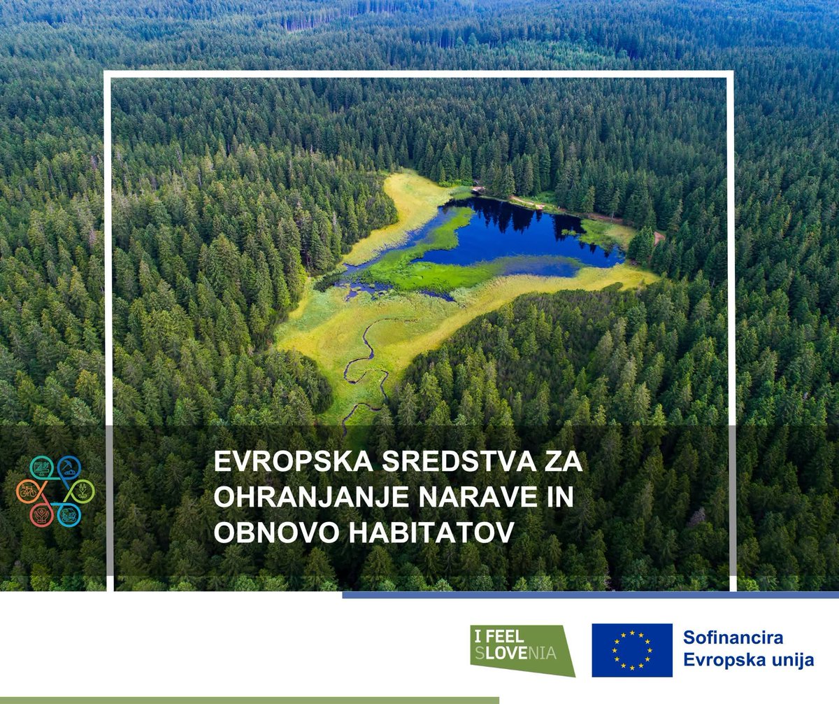 mlskrrSI's tweet photo. ✅️ @mlskrrSI je odobrilo #EUsredstva za projekta Pohorka in MOČvirja, ki bosta prispevala k obnovi habitatov, ohranjanju biotske raznovrstnosti in izboljšanju življenjskih razmer za številne rastlinske in živalske vrste.
ESRR bo prispeval 5,75 mio €.
https://t.co/QPm9h4BOoq https://t.co/hGI3YxfktV