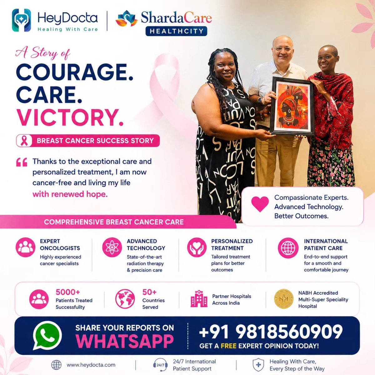 HeyDocta's tweet photo. Every survivor's smile is a reminder that hope is stronger than cancer.

#HeyDocta #Family #Success https://t.co/maRAnJAows
