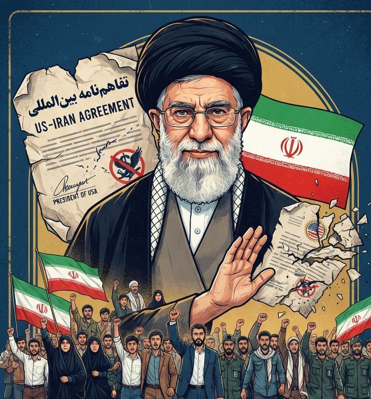 m83683211's tweet photo. نقص تفاهم نامه بار دیگر بی ارزش ونا معتبر بودت امضای رئیس جمهور آمریکارا ثابت کرد
#لبیک_یا_خامنه_ای https://t.co/qBze3KGjEK