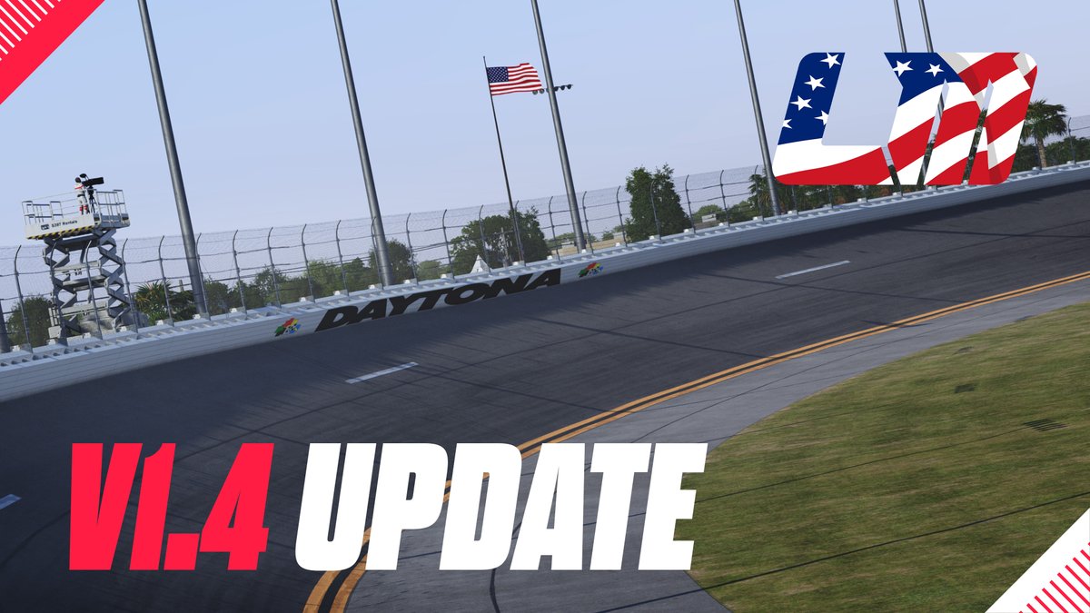LeMansUltimate's tweet photo. You’ve all been waiting, but now V1.4 is finally here!

Our first US Track Pack, an overhauled Protest &amp; LiveSteward system plus Event Jokers, extended practice servers &amp; more!

Check it all out here https://t.co/uoQbqtcsFt

#lemansultimate #LMUONTOUR https://t.co/r8vFDxbgnI