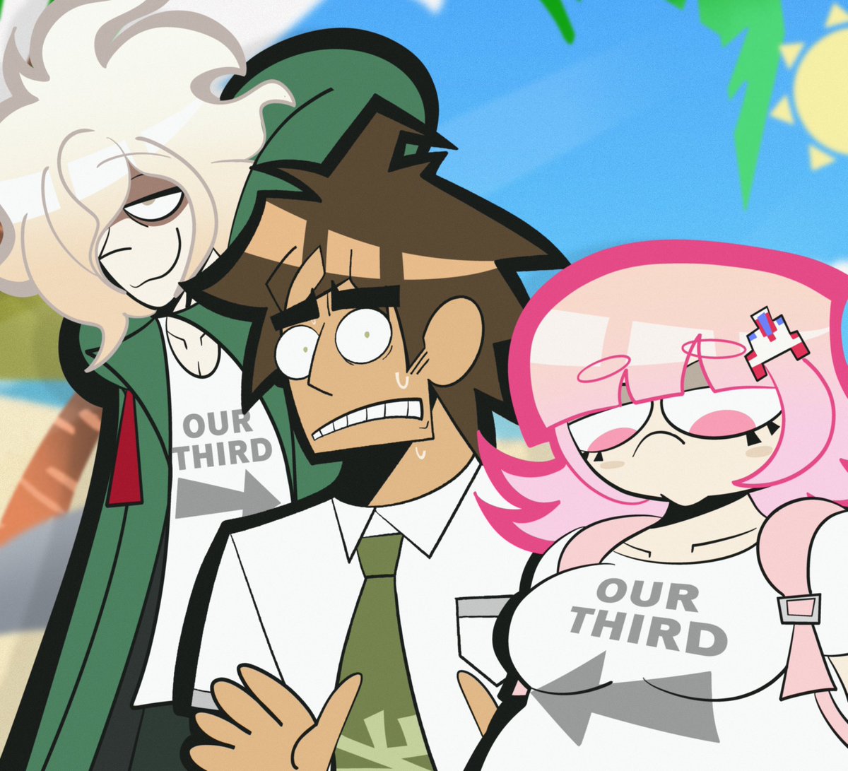 Tubularparu's tweet photo. Been replaying Danganronpa 2 🏖️🩸✨ https://t.co/f4f1Tc19yi