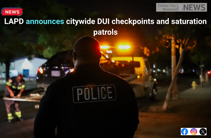 CCWNNews's tweet photo. LAPD reveals locations for upcoming sobriety checkpoints and saturation patrols.

https://t.co/2MYTD7SILc https://t.co/q6PefxDG10
