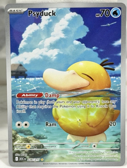 MaxLonged's tweet photo. Seller listed this card as MINT PSA gradeable. 

Looked perfect. Ran it through the Evo grading app and discovered a small ink dot on the back! 

Have you had any close calls like this? https://t.co/orJ7b3IsZY