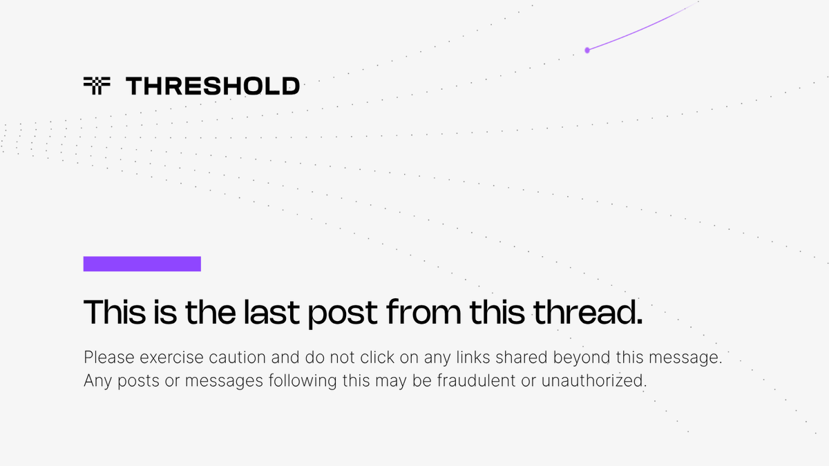 TheTNetwork's tweet photo. @tBTC_project Learn how Threshold builds the Bitcoin Economy through Threshold Cryptography: https://t.co/7sPpkNMZo9 https://t.co/zOE7ZzeLlm