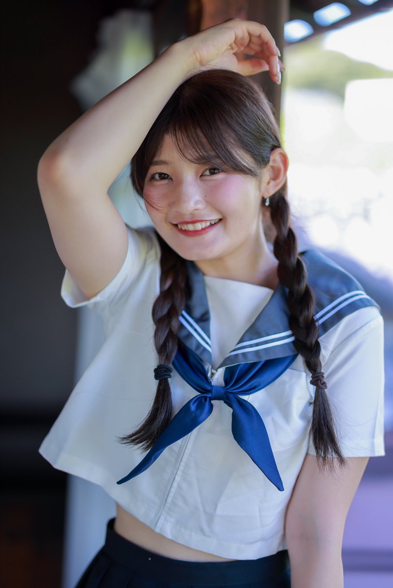 watarurujpjp's tweet photo. 夏が始まるよー‼️

白羽ふうなさん @fuuna_shirahane 

#夏が始まる  #夏の思い出
#白羽ふうなさん #制服
#とびきりの夏 https://t.co/Xe0LIctj2l