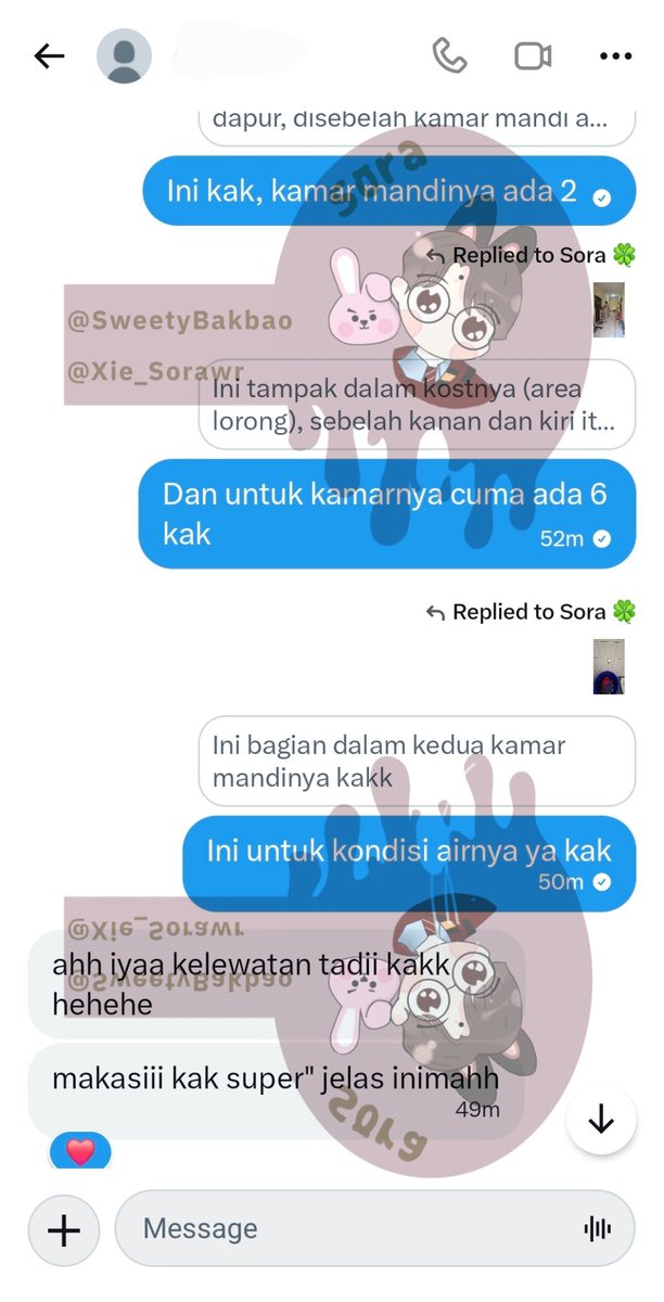 Sweetybakbao's tweet photo. ✨️ Testimony survey kost semarang bawah ✨️ https://t.co/hBhcUda87r