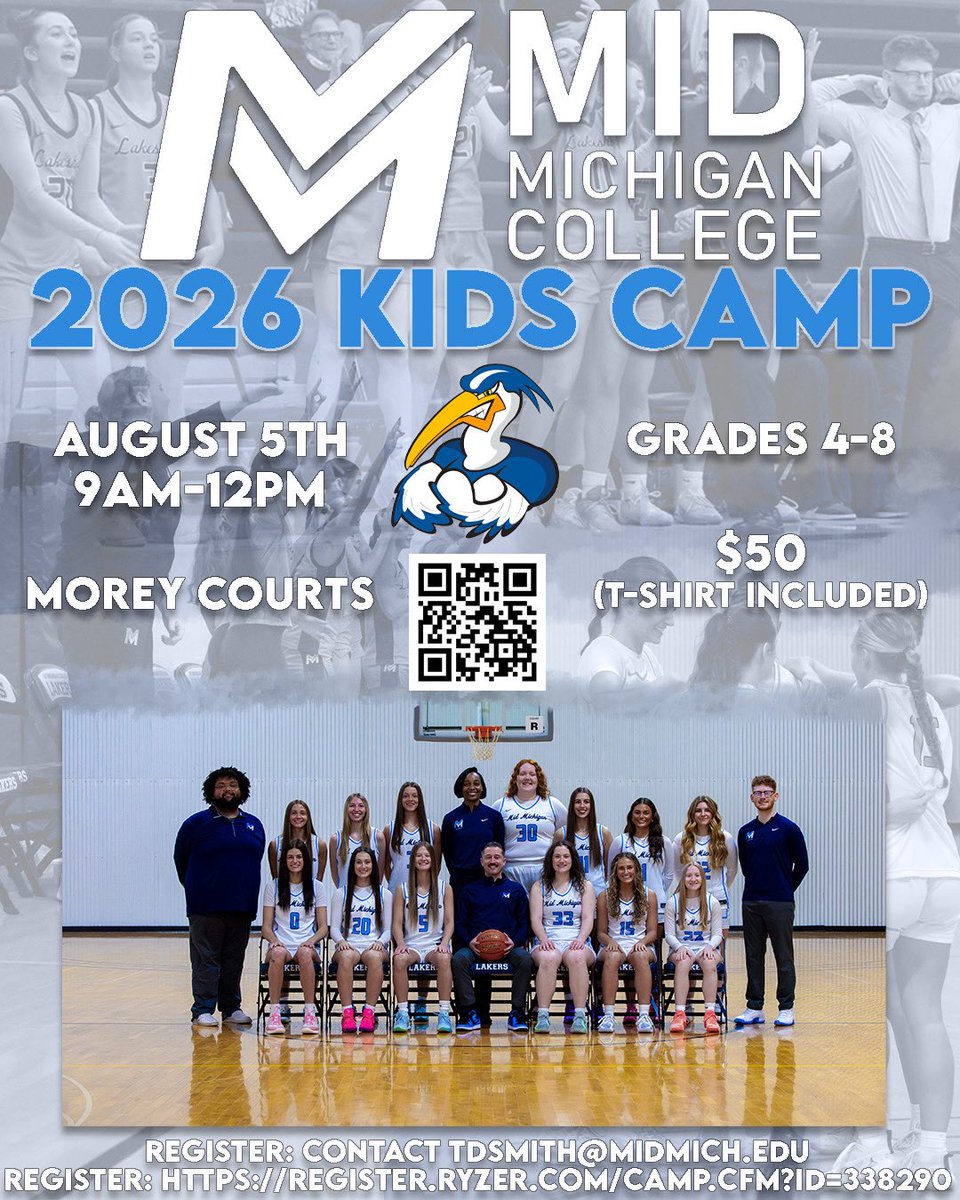 MidMichWbb's tweet photo. Registration for both Youth and Elite Camp is open now! 🌊🏀 Link here: https://t.co/2ceGvtzIlI https://t.co/eGx2oyIcNd