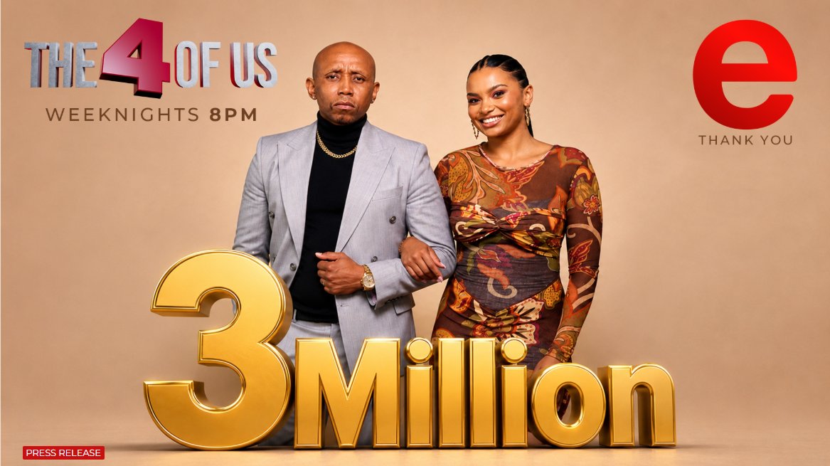 etv's tweet photo. THREE MILLION reasons to celebrate! 💃💃💃 From one generation to the next, 3 million of you joined us for #TheFourOfUs last Thursday. Were you one of them? 💃💃

Read more: https://t.co/e0SZi5RANR https://t.co/HQAOW40QDj