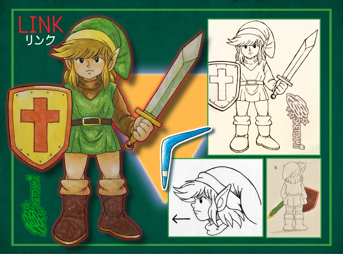 sketchmii's tweet photo. Some (1986) Link sketches that I had made a few years back and touched up

#Link #TLoZ #TheLegendOfZelda #ゼルダの伝説 #HyruleFantasy #Nintendo https://t.co/XVZIhgH0SC