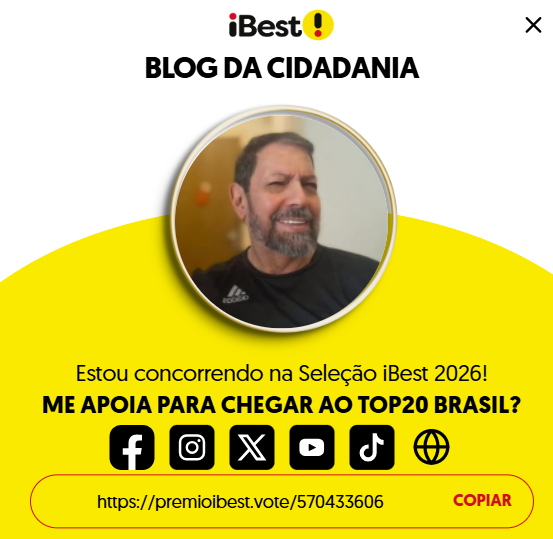 eduguim's tweet photo. *PRÊMIO IBEST - O Blog da Cidadania subiu para a 6a posição entre os que disputam o TOP 20 do prêmio IBest. Você pode votar até 3 vezes por dia. Apoie um dos mais antigos canais de política no YOUTUBE, que cumpre 10 anos de existência em dezembro deste ano*  https://t.co/gWogDmRrZ3