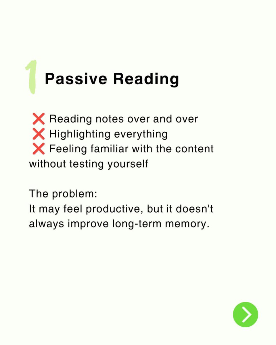 BouncingStats's tweet photo. Instead of simply rereading your notes, challenge yourself to remember what you have learned. Close the book, answer a few questions, or explain the topic in your own words. Every time you recall information, you strengthen your memory and improve long term retention.

#StudyTips https://t.co/b6NqiOMWo9