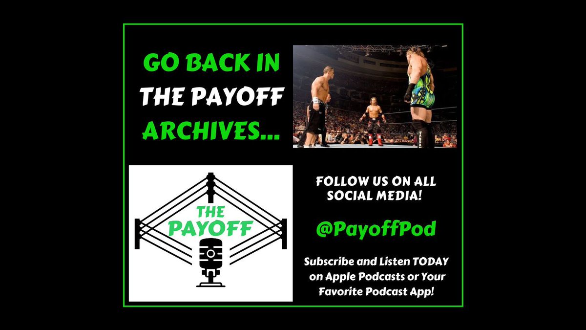 PayoffPod's tweet photo. #THEPAYOFF Archives has this No DQ, triple threat match for the #WWEChampionship between #Edge, #John Cena, and #RobVanDam from Monday Night Raw in July 2006.

#WWE #WWERaw #SmackDown #WWENXT #AEW #WrestlingCommunity #WrestlingTuesday https://t.co/16tJy5NehZ