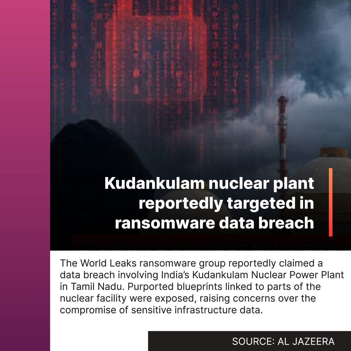 tribastion's tweet photo. Four stories shaping cyber this week 👀

A hacker server exposes a WordPress attack operation. Gentlemen ransomware expands globally. Haryana launches Digital Kavach. India and Australia deepen cyber cooperation.

The threat landscape is moving. So is the response.

🔗 Full stories in the replies.

@TheHackersNews @The_Cyber_News @AlJazeera @IndianExpress 
#CyberSecurity #CyberNews #Ransomware
