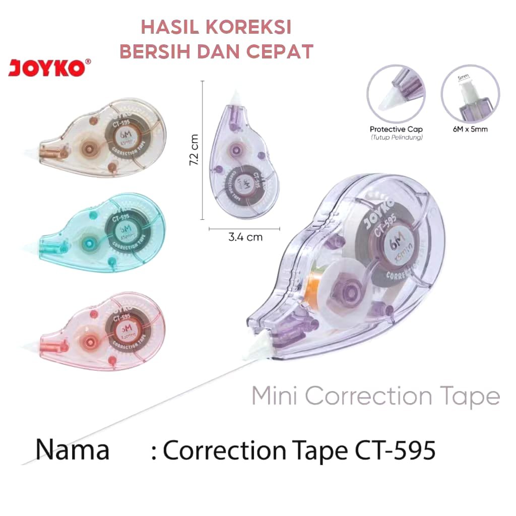 dansyummy's tweet photo. Correction Tape Joyko CT-595

Bentuknya yang mini, jadii mudah ditaruh di pencil case kecil dan ngga banyak makan tempat. Warnanya juga super lucuu

💸Rp4.400
4.9⭐️https://t.co/X7ffNJnCVy https://t.co/kDhXw545Lp