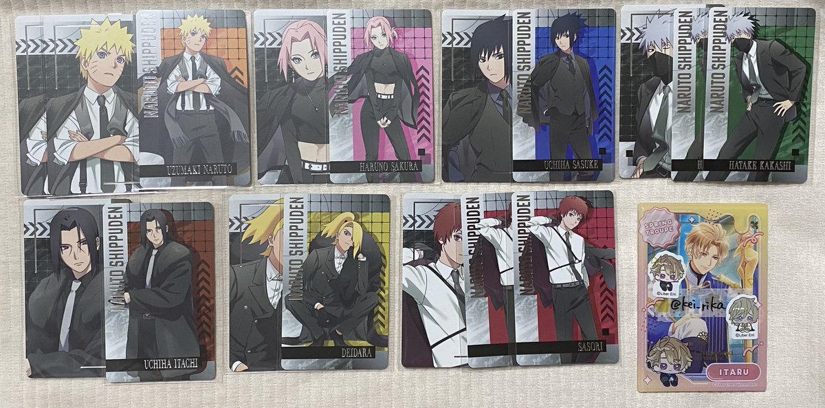 NARUTO -ナルト- 疾風伝 ビシュアルテコレクション フォーマル カード