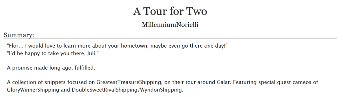 Millennium_MDO's tweet photo. Day 4: Sightseeing/tourism

A promise made long ago, fulfilled. Snippets of a tour outside Paldea, during term break.

Title: A Tour for Two
Link: https://t.co/RRC5ZaINJS

#hraoweek2607💜🧡 #ハルアオ #アオハル #FlorJuli #hrao #GreatestTreasureShipping https://t.co/C8GQPIIMC0
