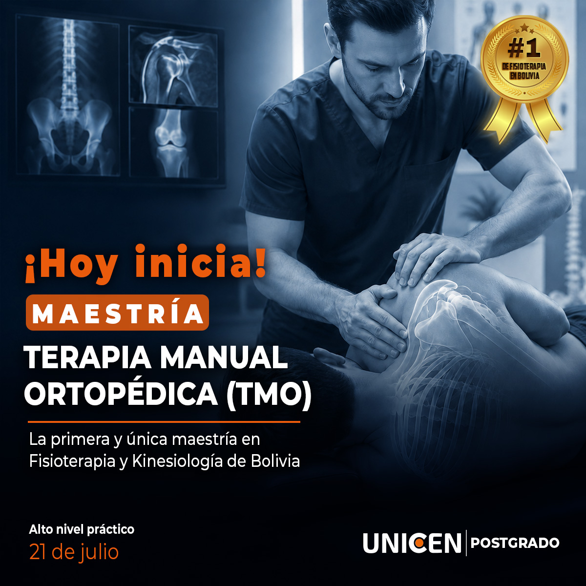 unicenbolivia's tweet photo. 𝐇𝐨𝐲 𝐢𝐧𝐢𝐜𝐢𝐚 𝐥𝐚 𝐩𝐫𝐢𝐦𝐞𝐫𝐚 𝐲 ú𝐧𝐢𝐜𝐚 𝐌𝐚𝐞𝐬𝐭𝐫í𝐚 𝐞𝐧 𝐓𝐞𝐫𝐚𝐩𝐢𝐚 𝐌𝐚𝐧𝐮𝐚𝐥 𝐎𝐫𝐭𝐨𝐩é𝐝𝐢𝐜𝐚 𝐝𝐞 𝐁𝐨𝐥𝐢𝐯𝐢𝐚. 🙌

📲 𝐌𝐚𝐲𝐨𝐫 𝐢𝐧𝐟𝐨𝐫𝐦𝐚𝐜𝐢ó𝐧:
✅ 62638019 https://t.co/j7qHjbTzJO