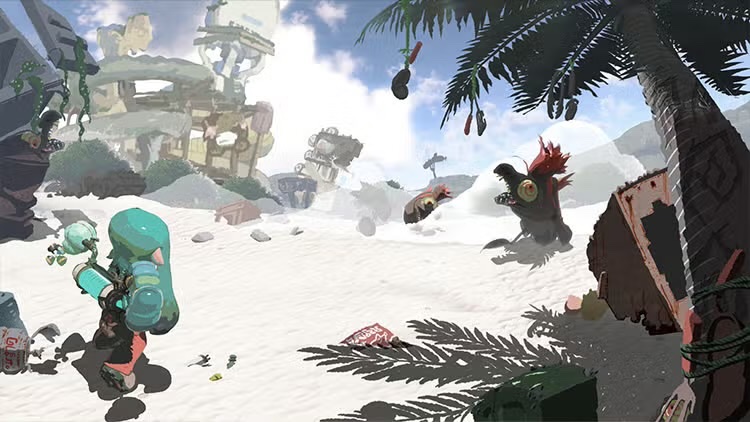 Kitt_me_not's tweet photo. Official splatoon raiders concept art was released via the interview!! 😭 https://t.co/a49TK36oqt