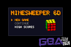 codename_B's tweet photo. My entry to the GBA Jam 2026

It's a demake/remake of my 1D jam entry MINESWEEPER 6D. Getting the cube rendering at something approaching decent performance on the GBA hardware was an interesting challenge, ended up having to fake it

https://t.co/NleLWcDXj1

#indiedev #gba https://t.co/plTYMD1Bke
