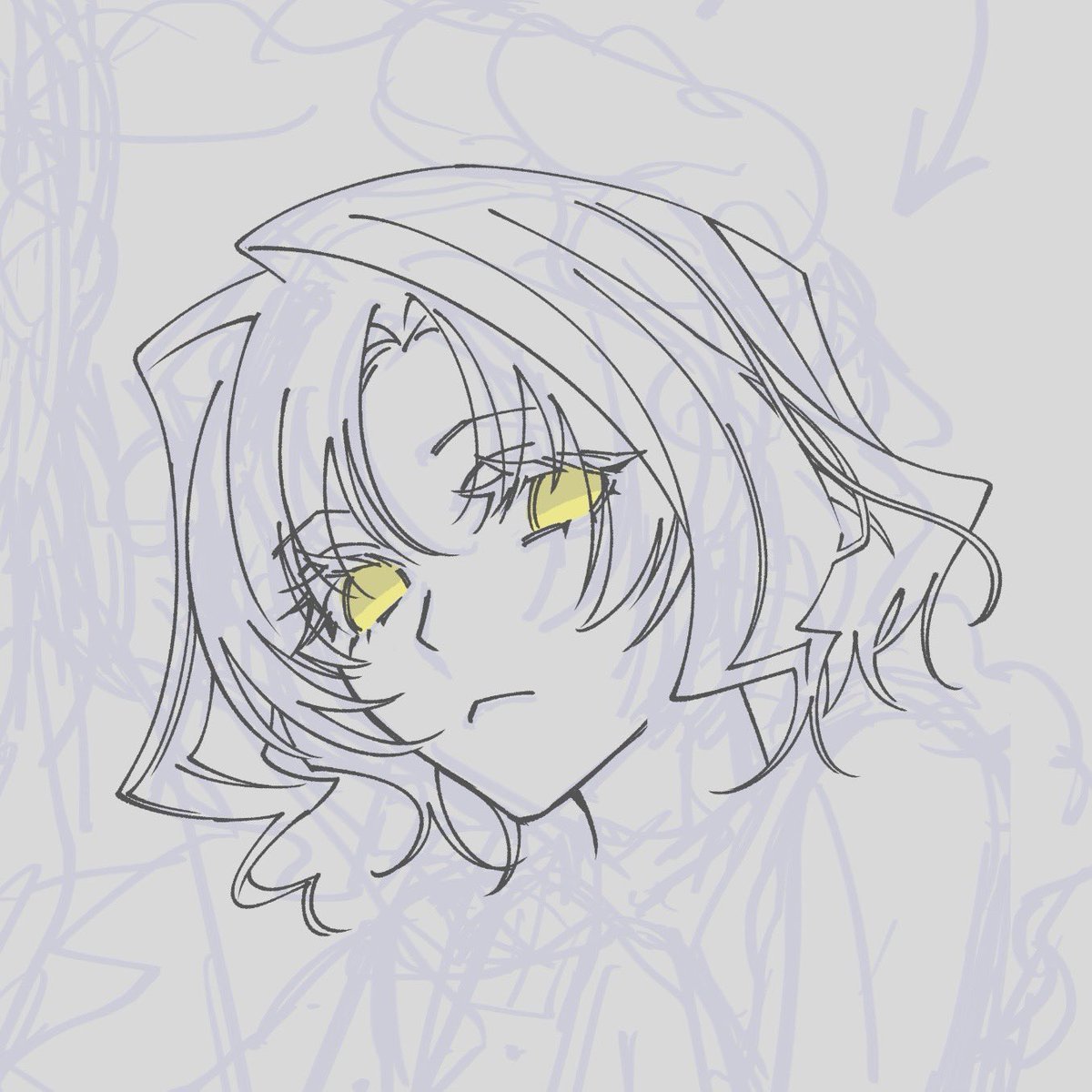 78tenki's tweet photo. 遅筆のワイ、20分でこんだけしか描けない件 https://t.co/Kg0WEdE5BE