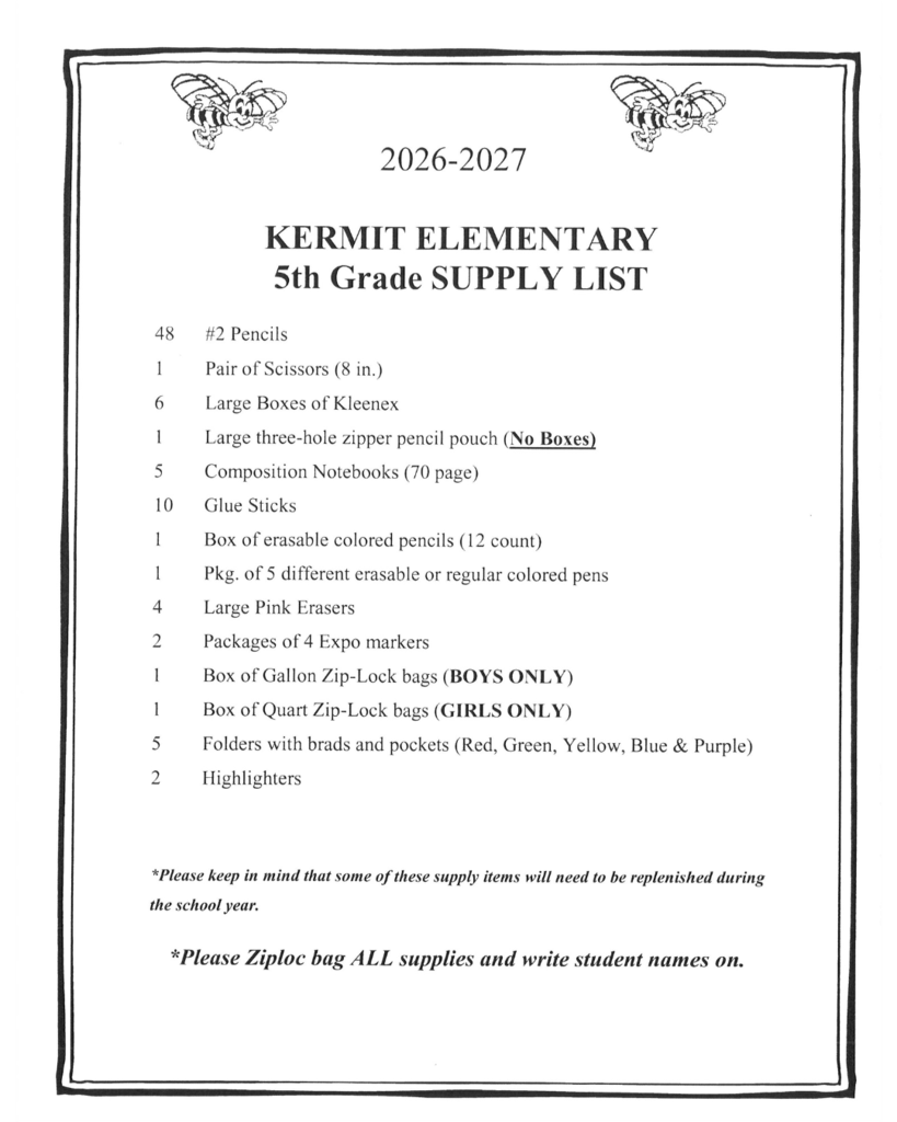 KermitElem's tweet photo. School supply lists are now available!  ¡Ya están disponibles las listas de útiles escolares! https://t.co/TfNO7xoFYR