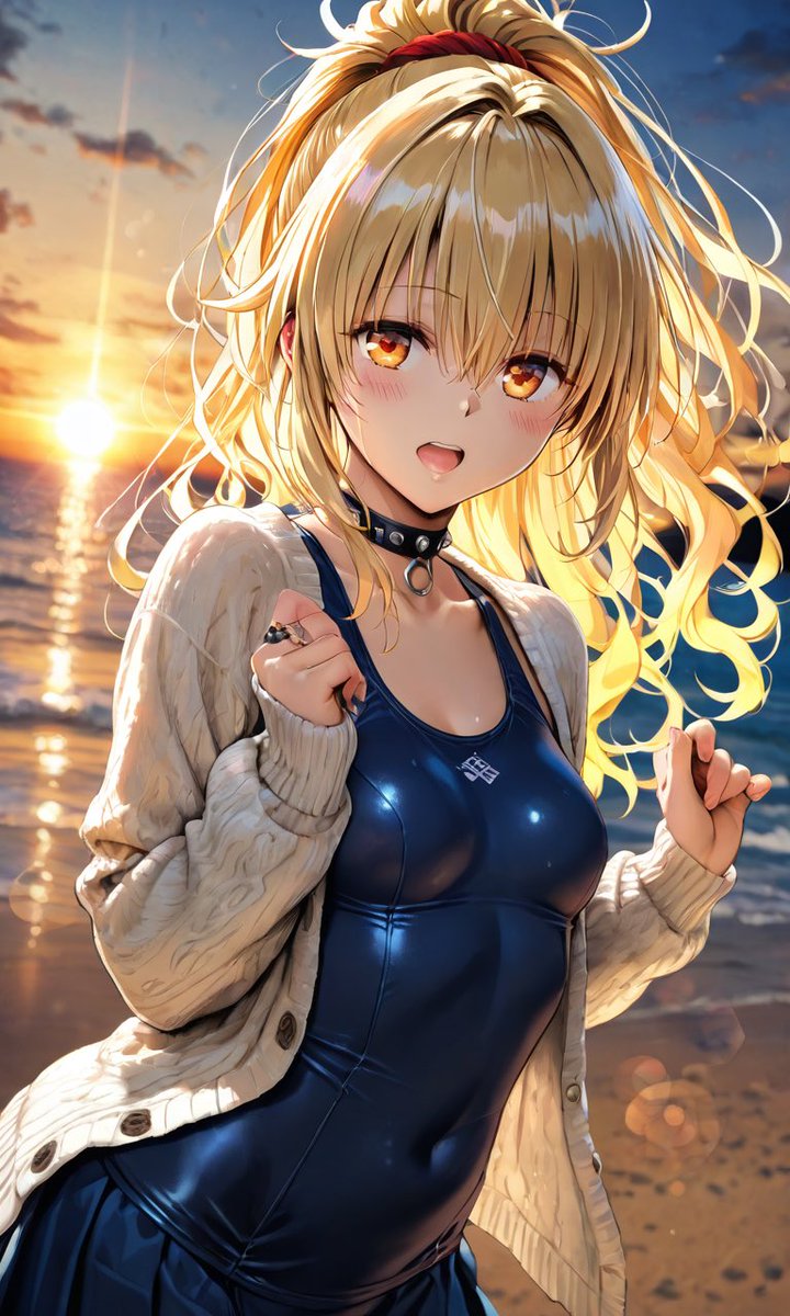 海の画廊「華　音」 火曜スク水Lover 華音さん。 こんばんは😊 今週も参加させて頂きます